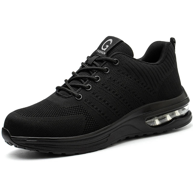 Work Shoes Men Women Anti-puncture Indestructible Shoes Air Cushion Work Shoes Steel Toe