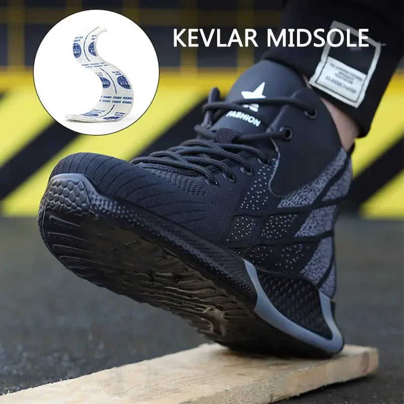 Safety Shoes Men Anti smashing  Work Safety Boots