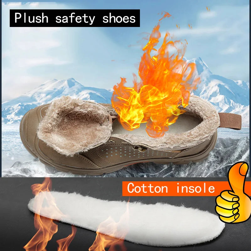 Steel Toe Work Boots Anti-Slip & Waterproof