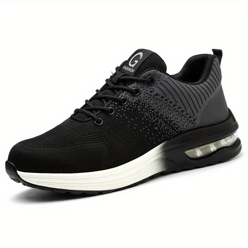 Work Shoes Men Women Anti-puncture Indestructible Shoes Air Cushion Work Shoes Steel Toe