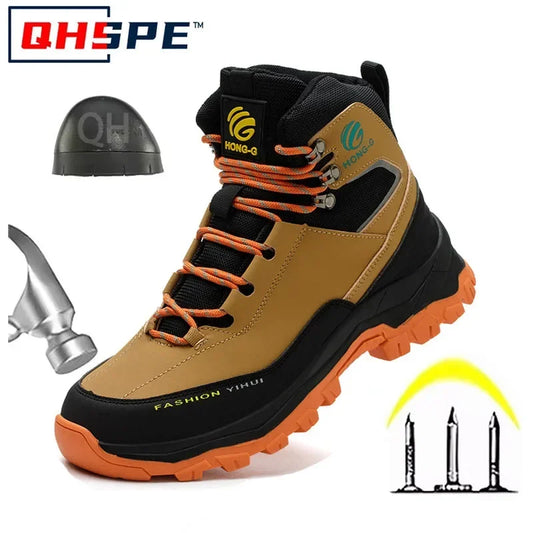 Unbreakable Shoes  Anti Smashing and Anti Piercing Work Shoes, Men's Work Boots  Safety Steel Toe