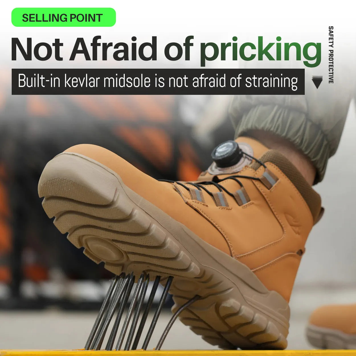 Winter Work Safety Boots  Waterproof Lightweight Steel Toe Protective