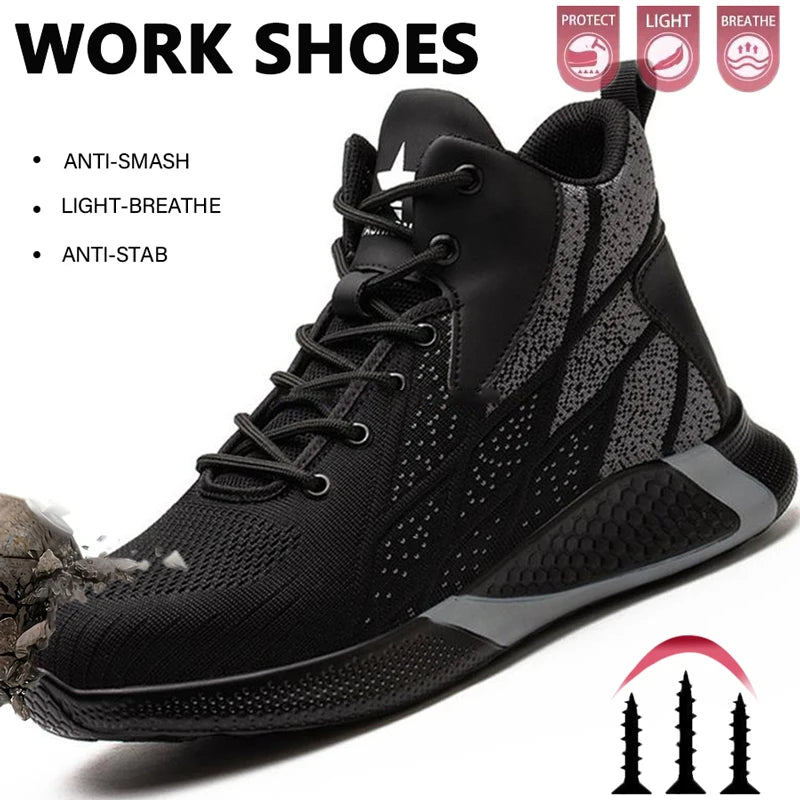 Safety Shoes Men Anti smashing  Work Safety Boots