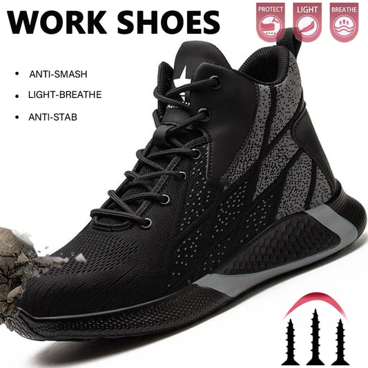 Safety Shoes Men Anti smashing  Work Safety Boots