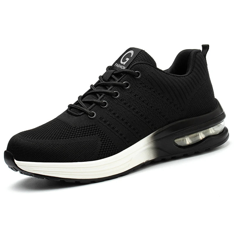 Work Shoes Men Women Anti-puncture Indestructible Shoes Air Cushion Work Shoes Steel Toe