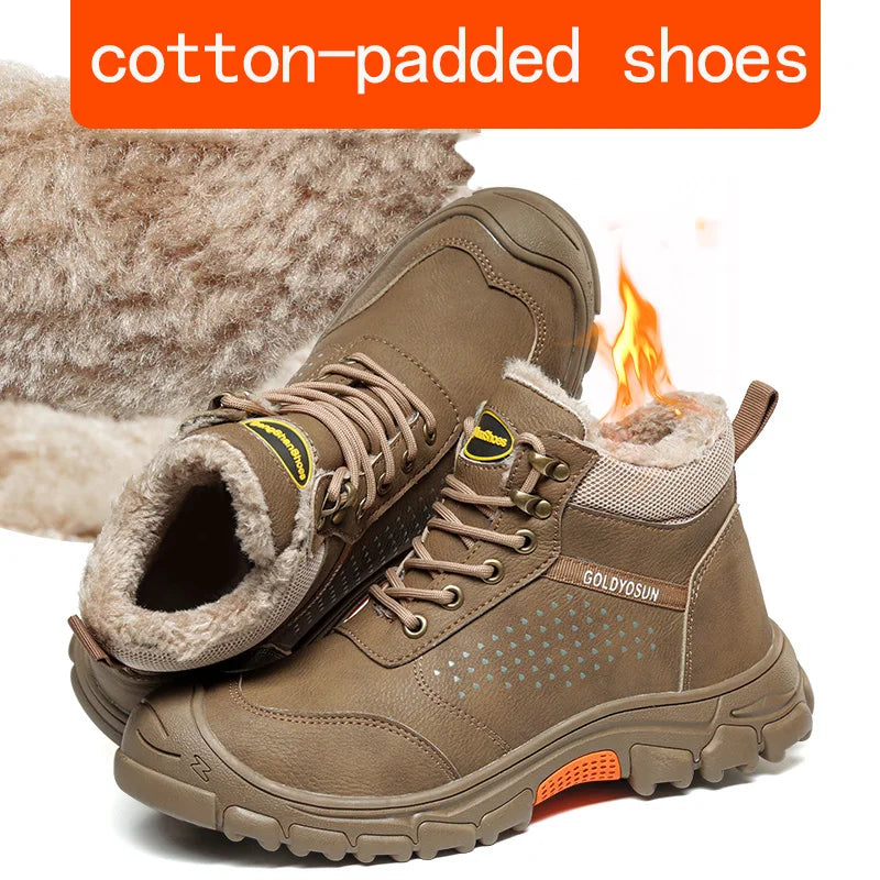 Steel Toe Work Boots Anti-Slip & Waterproof