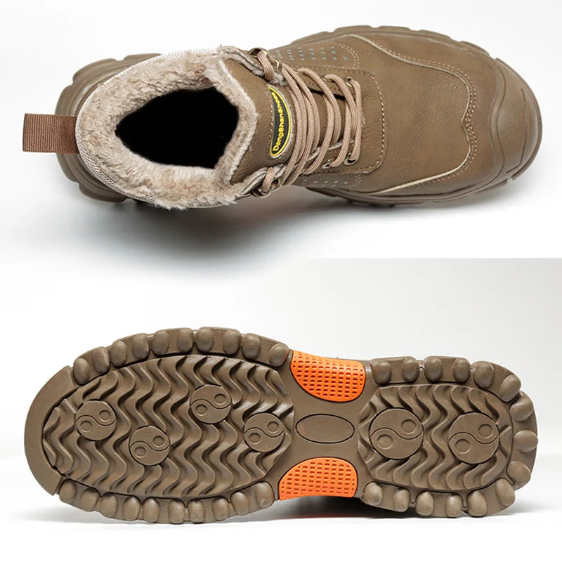 Steel Toe Work Boots Anti-Slip & Waterproof
