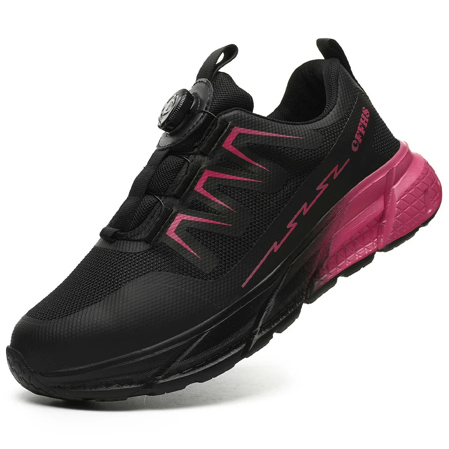 Women Safety Shoes Steel Toe Work Boots