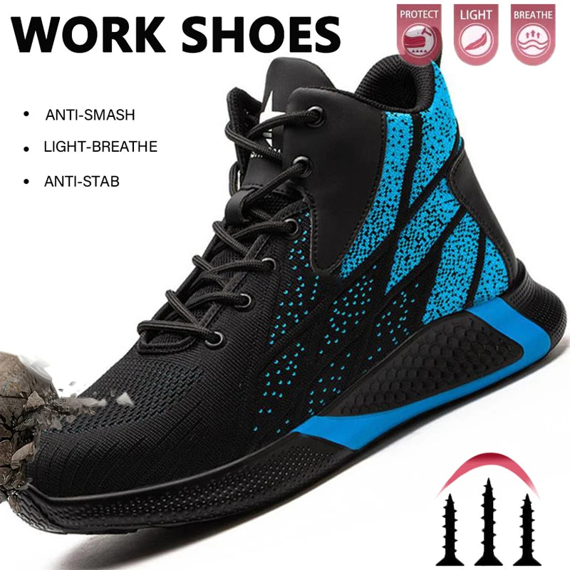 Safety Shoes Men Anti smashing  Work Safety Boots