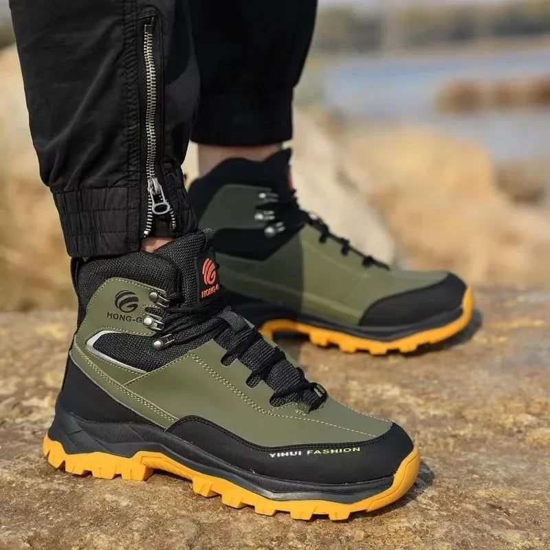 Unbreakable Shoes  Anti Smashing and Anti Piercing Work Shoes, Men's Work Boots  Safety Steel Toe